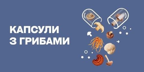 Банер до розділу "Капсули з грибами"