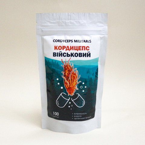 Кордицепс мілітарис, 450мг, 100vcaps K000302 фото