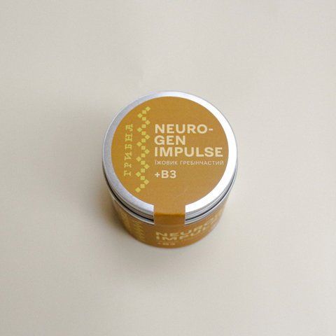 NeuroGen impulse Їжовик + B3, 600мг, 100vcaps K003301 фото